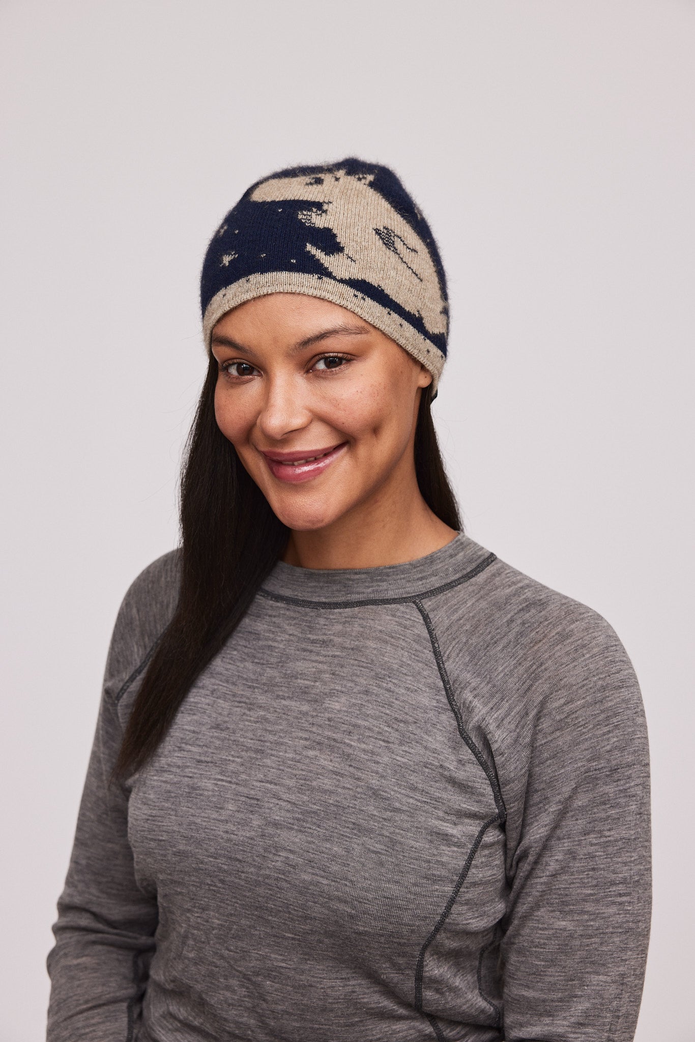 Moomintroll Beanie (Navy)